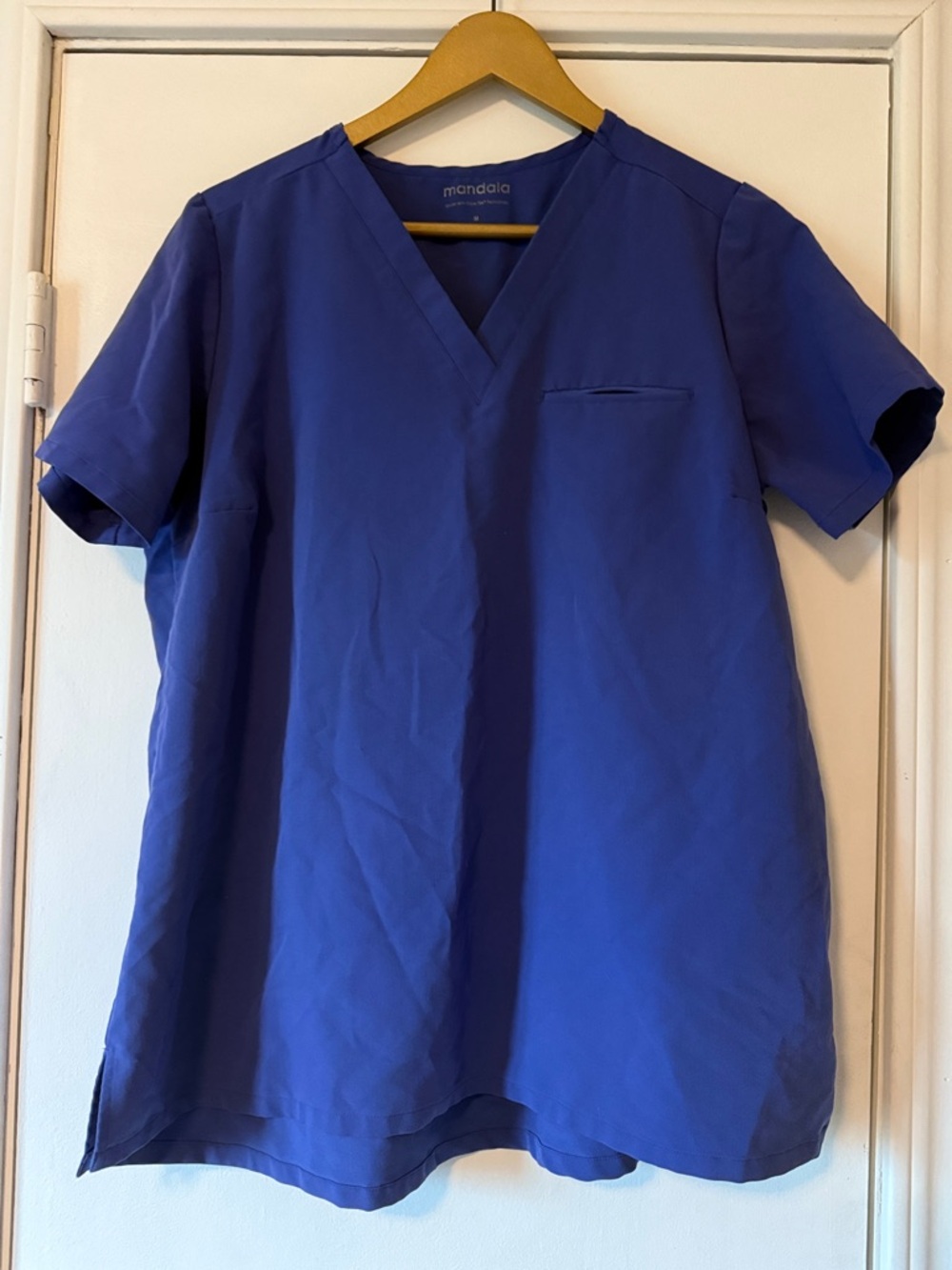 Mandala Women's V-Neck Maternity Scrub Top
